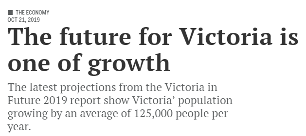 维多利亚的未来是增长之一