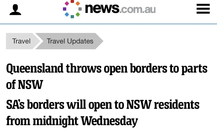 悉尼边境开放